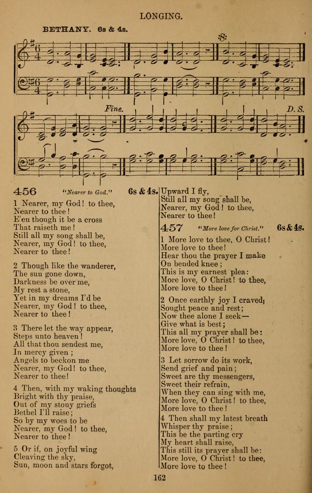 The Reformed Church Hymnal: with tunes page 162