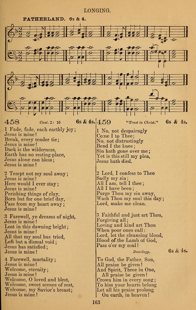 The Reformed Church Hymnal: with tunes page 163