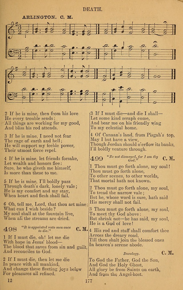 The Reformed Church Hymnal: with tunes page 177