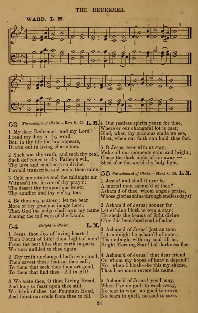 The Reformed Church Hymnal: with tunes page 24