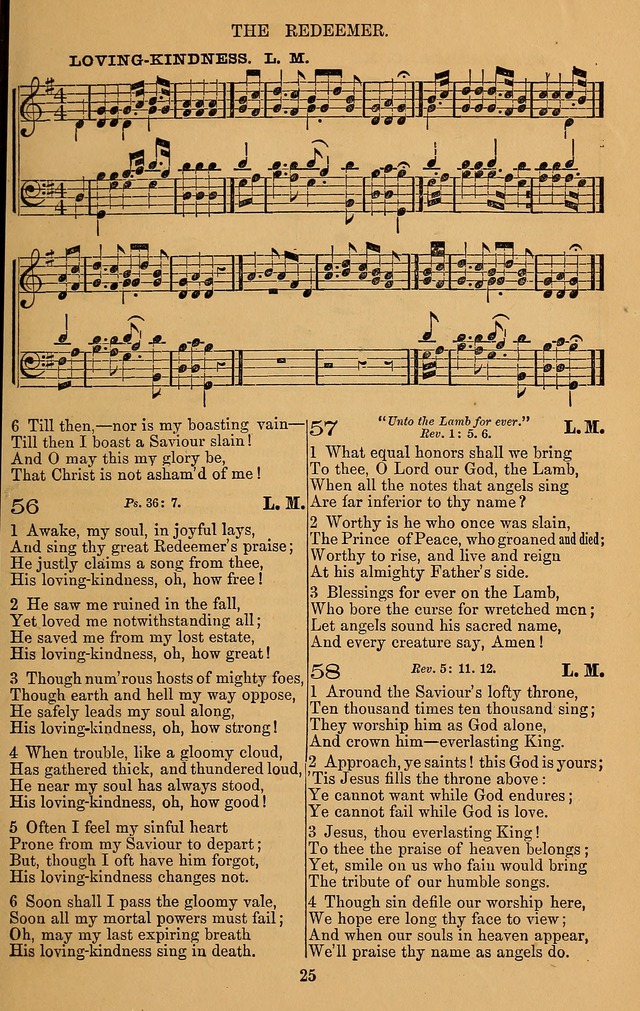 The Reformed Church Hymnal: with tunes page 25