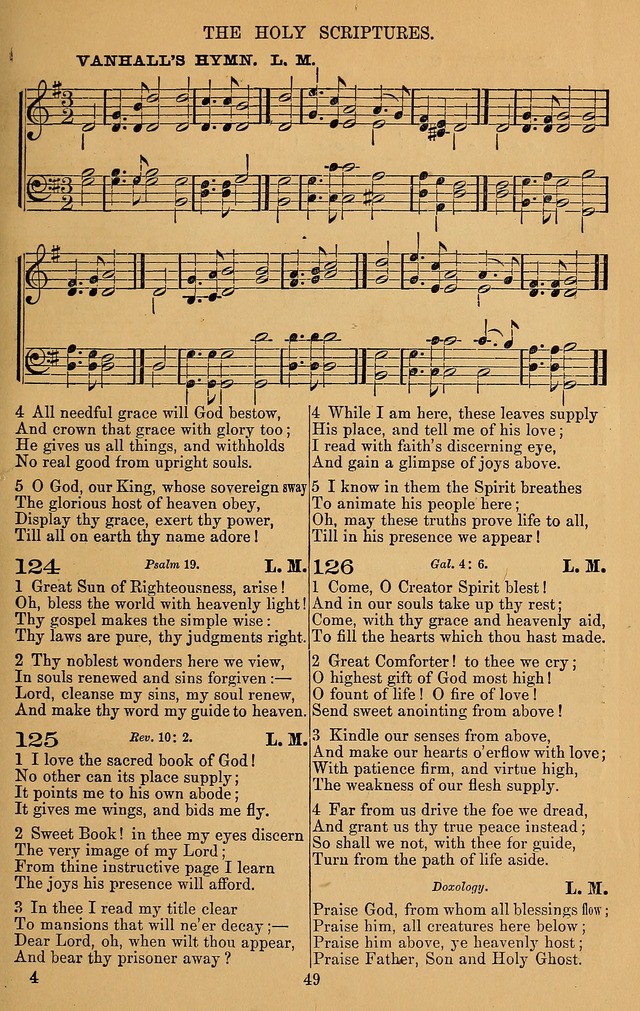 The Reformed Church Hymnal: with tunes page 49