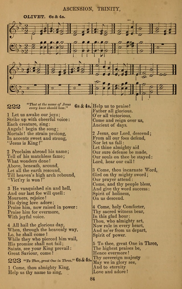 The Reformed Church Hymnal: with tunes page 84