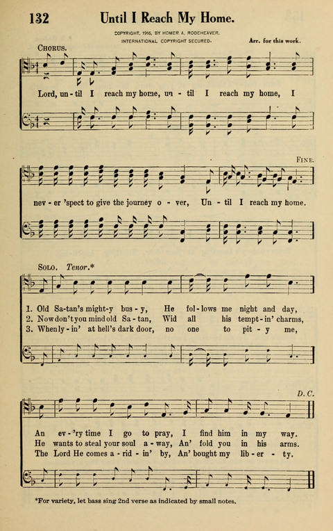 Rodeheaver Collection for Male Voices: One hundred and sixty Quartets and Choruses for men page 121