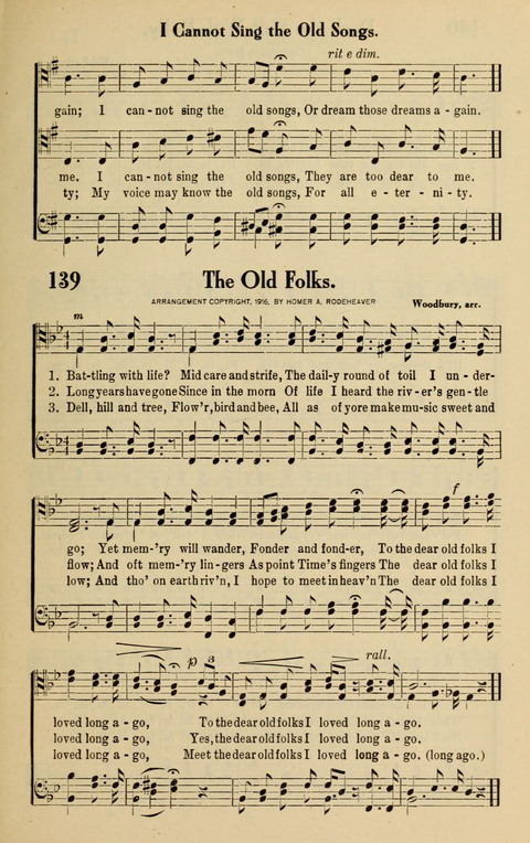 Rodeheaver Collection for Male Voices: One hundred and sixty Quartets and Choruses for men page 129
