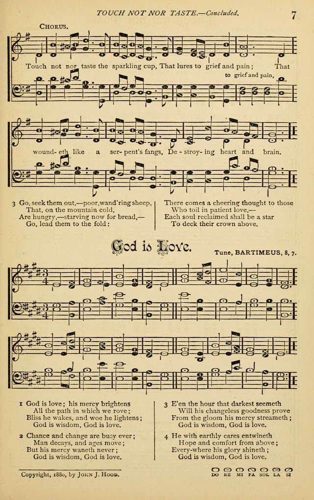 The Royal Fountain No. 3: sacred songs and hymns for use in Sabbath-school or prayer meeting page 7
