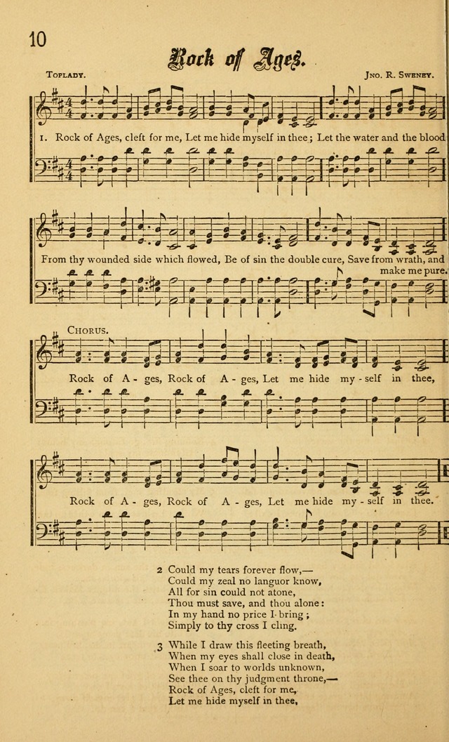 The Royal Fountain No. 4: sacred songs and hymns for use in Sabbath-school or prayer meeting page 10