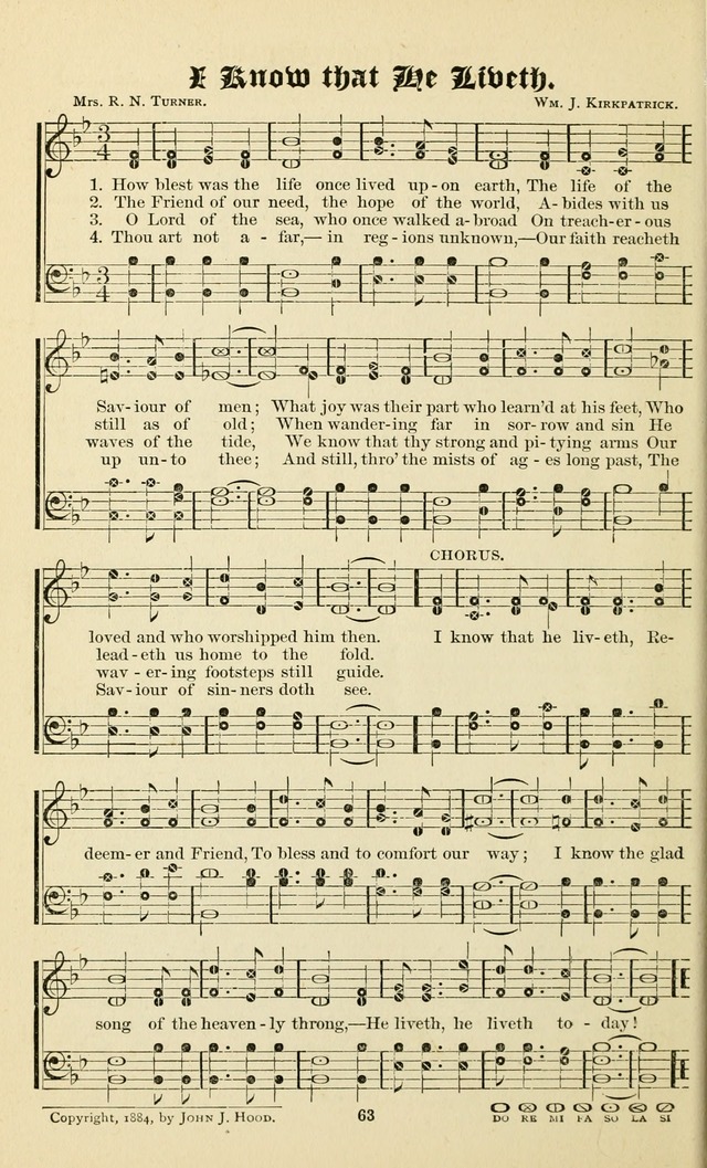 The Royal Fountain No. 4: sacred songs and hymns for use in Sabbath-school or prayer meeting page 54
