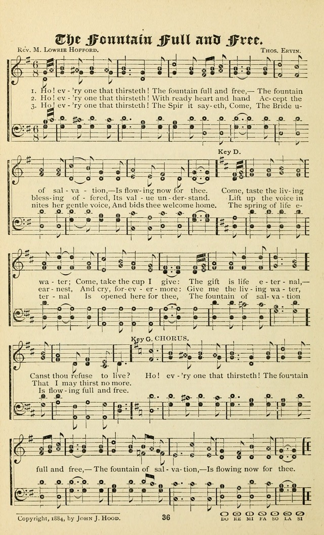 The Royal Fountain No. 4: sacred songs and hymns for use in Sabbath-school or prayer meeting page 60