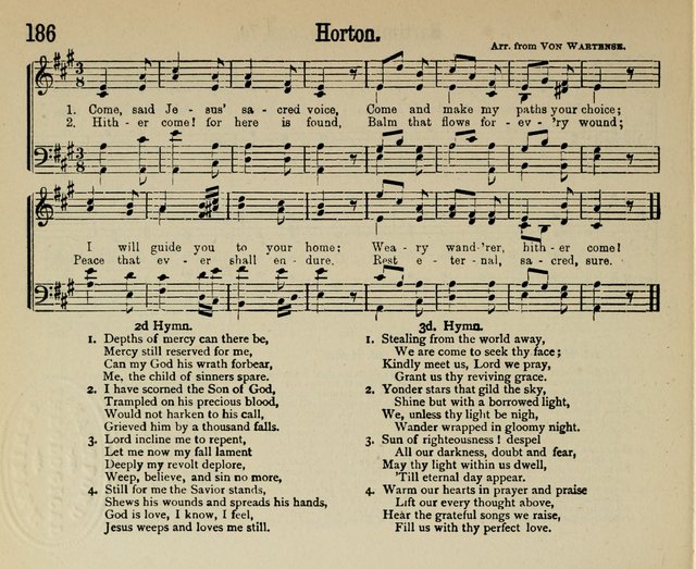 Royal Gems: a new and choice collection of Sunday school songs page 186