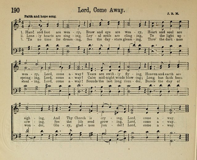 Royal Gems: a new and choice collection of Sunday school songs page 190