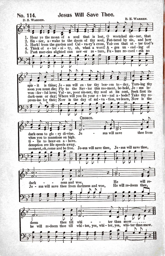 Reformation Glory: a new and inspiring collection of gospel hymns for evangelistic services page 114