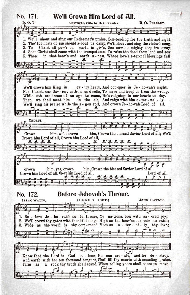 Reformation Glory: a new and inspiring collection of gospel hymns for evangelistic services page 149