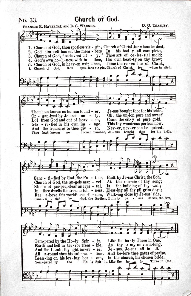 Reformation Glory: a new and inspiring collection of gospel hymns for evangelistic services page 33