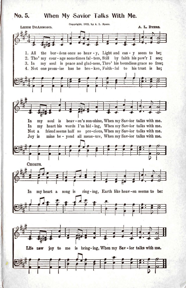 Reformation Glory: a new and inspiring collection of gospel hymns for evangelistic services page 5