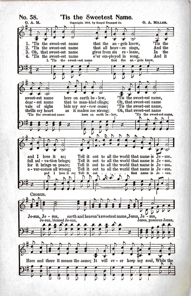 Reformation Glory: a new and inspiring collection of gospel hymns for evangelistic services page 58