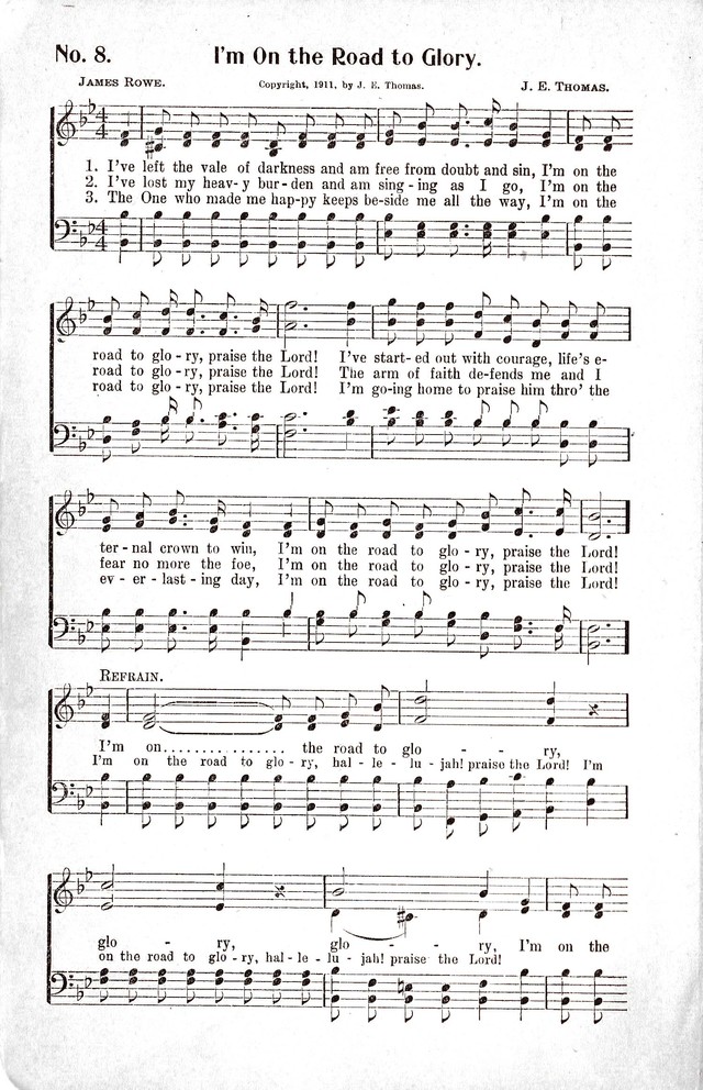 Reformation Glory: a new and inspiring collection of gospel hymns for evangelistic services page 8