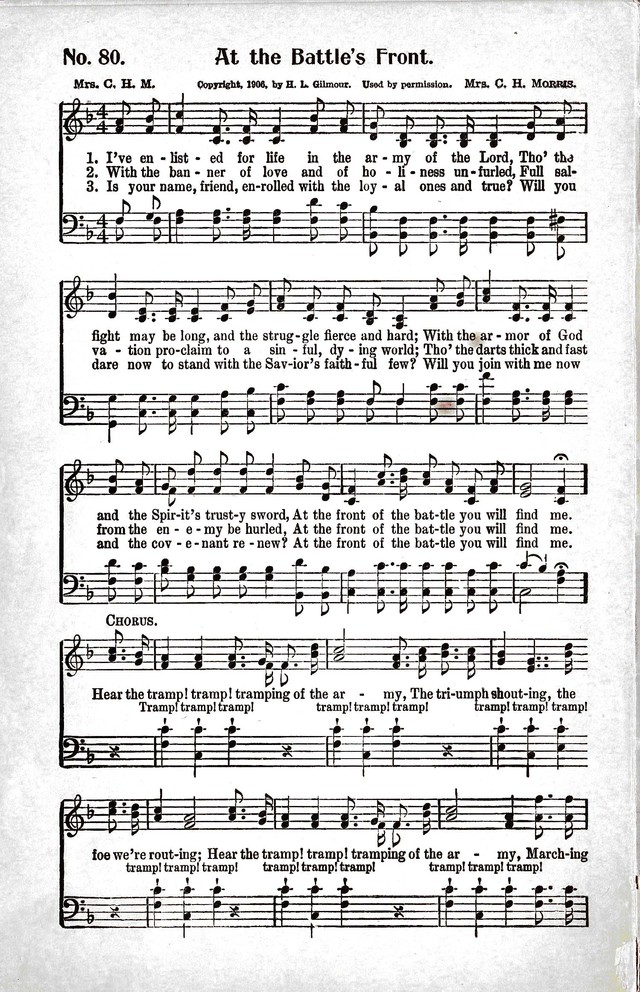 Reformation Glory: a new and inspiring collection of gospel hymns for evangelistic services page 80