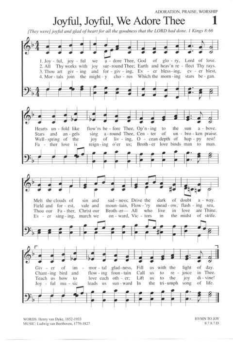 Rejoice Hymns page 1