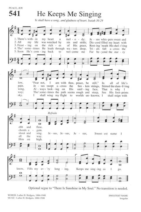 Rejoice Hymns page 593