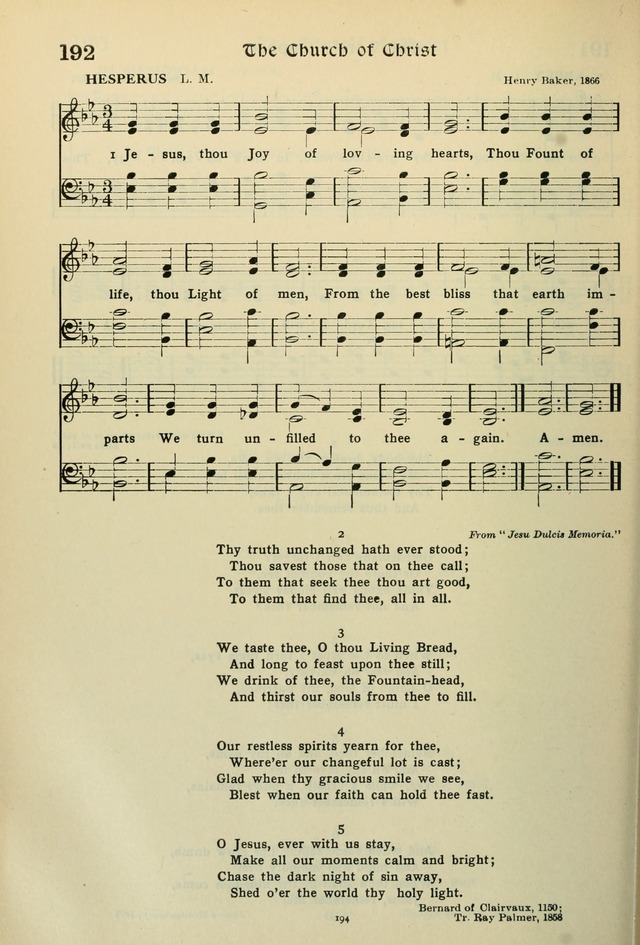 The Riverdale Hymn Book page 195