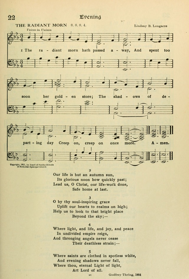 The Riverdale Hymn Book page 22