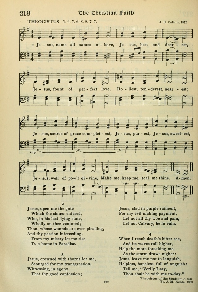 The Riverdale Hymn Book page 221