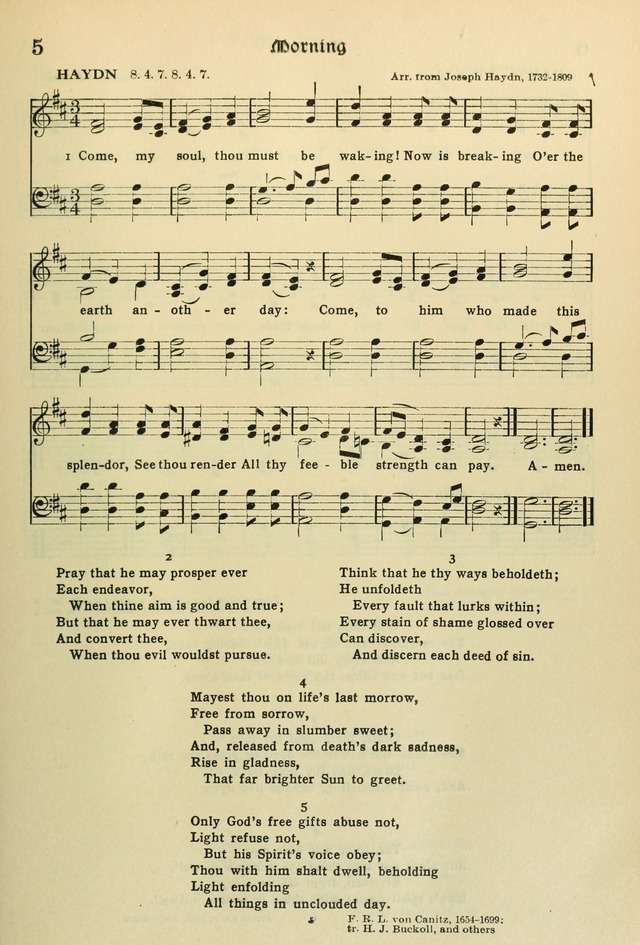 The Riverdale Hymn Book page 6