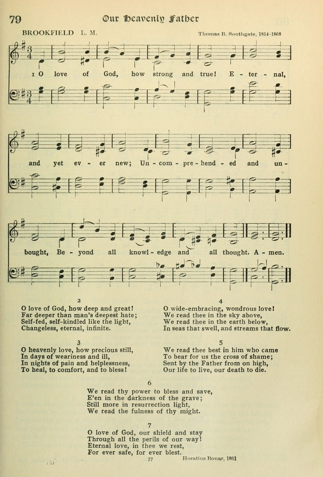 The Riverdale Hymn Book page 78