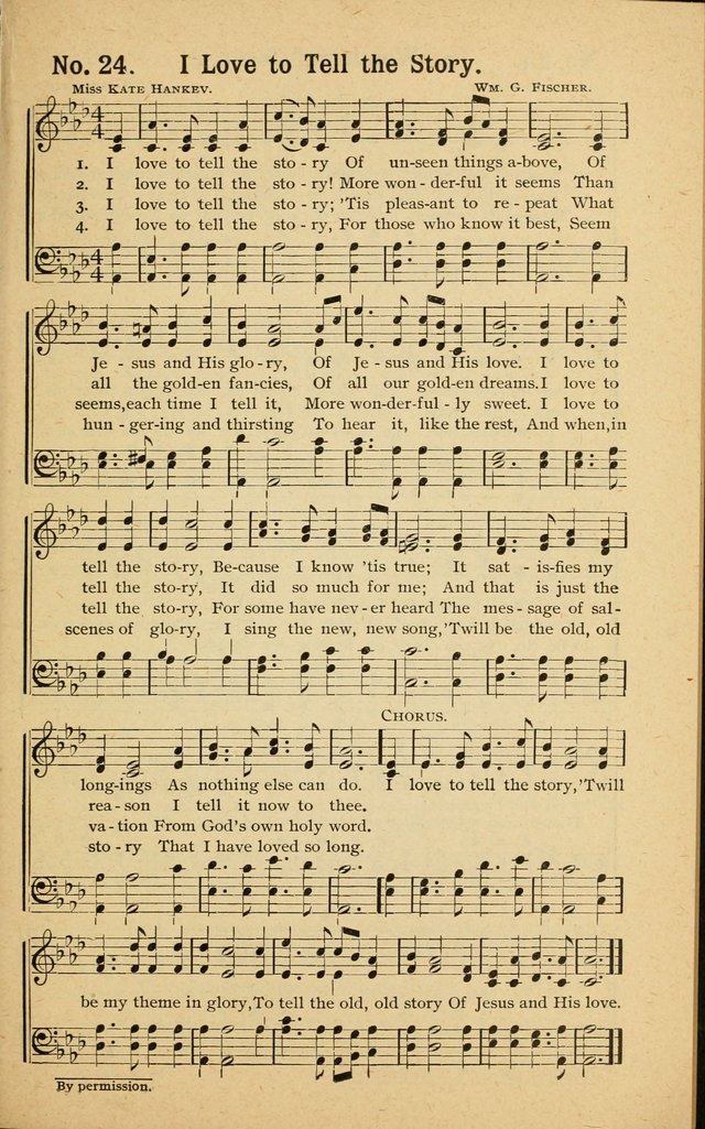 Revival Melodies: containing the popular Welsh tunes used in the great revivail in Wales; also a choice selection of gospel songs specially adapted for evangelistic and devotional meetings  page 23