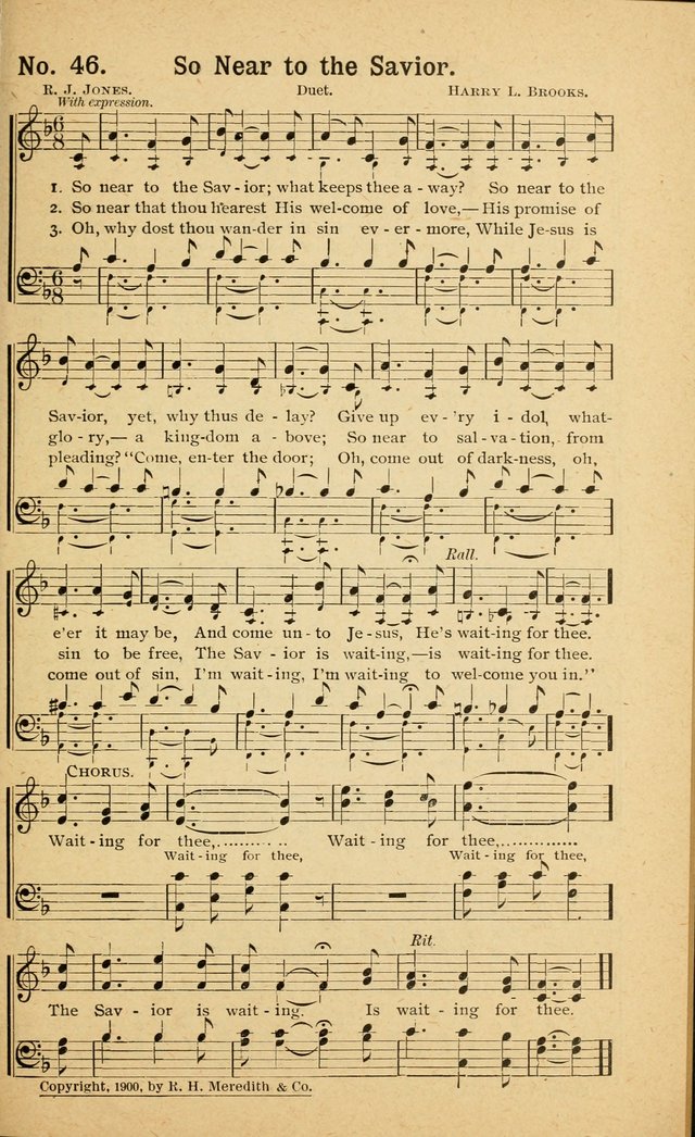 Revival Melodies: containing the popular Welsh tunes used in the great revivail in Wales; also a choice selection of gospel songs specially adapted for evangelistic and devotional meetings  page 45