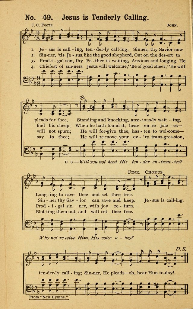 Revival Melodies: containing the popular Welsh tunes used in the great revivail in Wales; also a choice selection of gospel songs specially adapted for evangelistic and devotional meetings  page 48