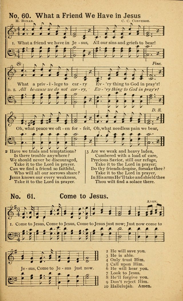 Revival Melodies: containing the popular Welsh tunes used in the great revivail in Wales; also a choice selection of gospel songs specially adapted for evangelistic and devotional meetings  page 57