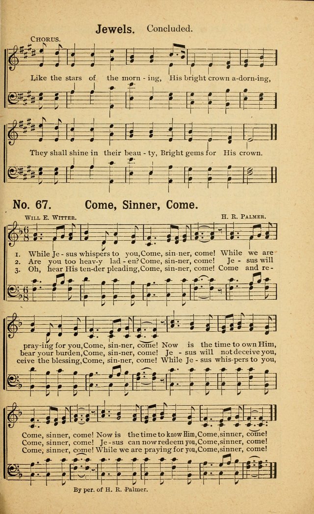 Revival Melodies: containing the popular Welsh tunes used in the great revivail in Wales; also a choice selection of gospel songs specially adapted for evangelistic and devotional meetings  page 61