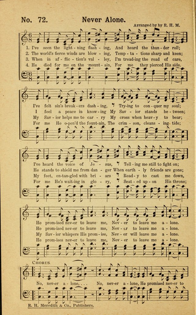 Revival Melodies: containing the popular Welsh tunes used in the great revivail in Wales; also a choice selection of gospel songs specially adapted for evangelistic and devotional meetings  page 66