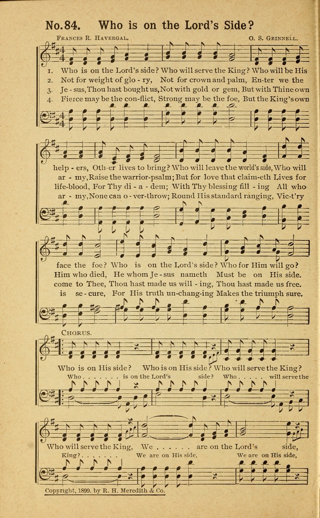 Revival Melodies: containing the popular Welsh tunes used in the great revivail in Wales; also a choice selection of gospel songs specially adapted for evangelistic and devotional meetings  page 76