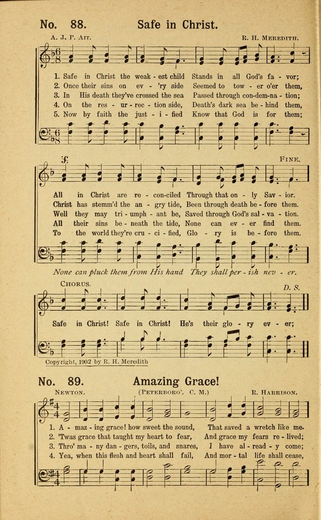 Revival Melodies: containing the popular Welsh tunes used in the great revivail in Wales; also a choice selection of gospel songs specially adapted for evangelistic and devotional meetings  page 80