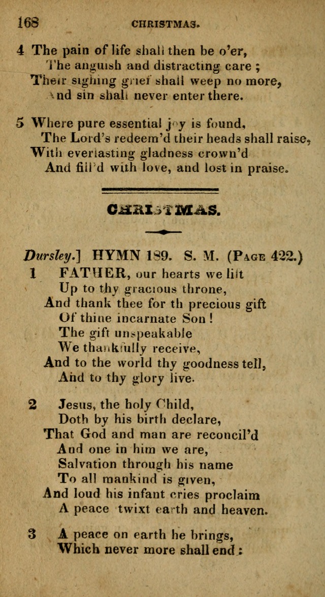 The Reformed Methodist Pocket Hymnal: Revised: collected from various authors. Designed for the worship of God in all Christian churches. page 168