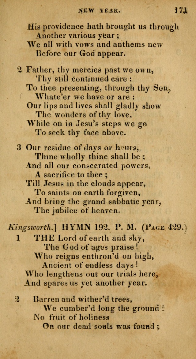 The Reformed Methodist Pocket Hymnal: Revised: collected from various authors. Designed for the worship of God in all Christian churches. page 171