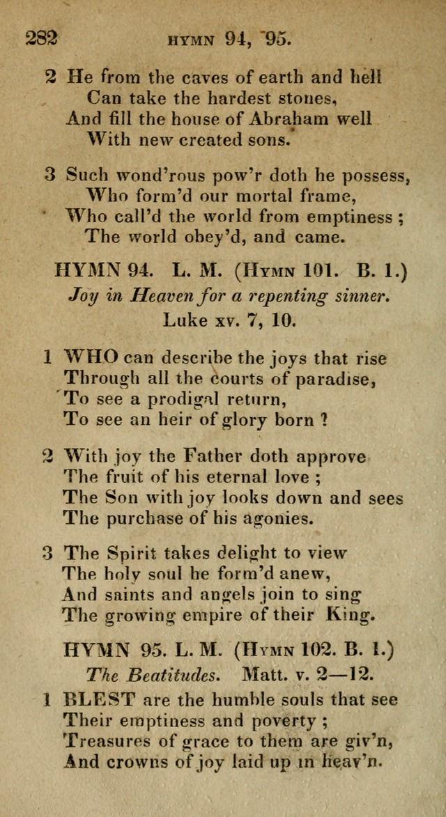 The Reformed Methodist Pocket Hymnal: Revised: collected from various authors. Designed for the worship of God in all Christian churches. page 282