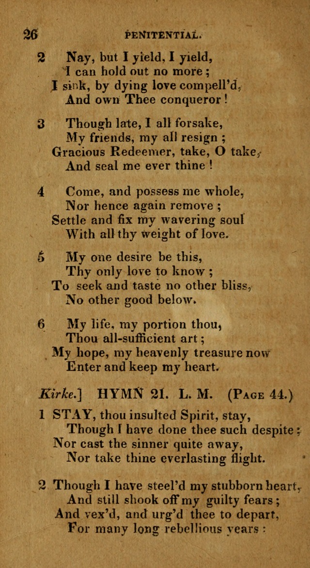 The Reformed Methodist Pocket Hymnal: Revised: collected from various authors. Designed for the worship of God in all Christian churches. page 30