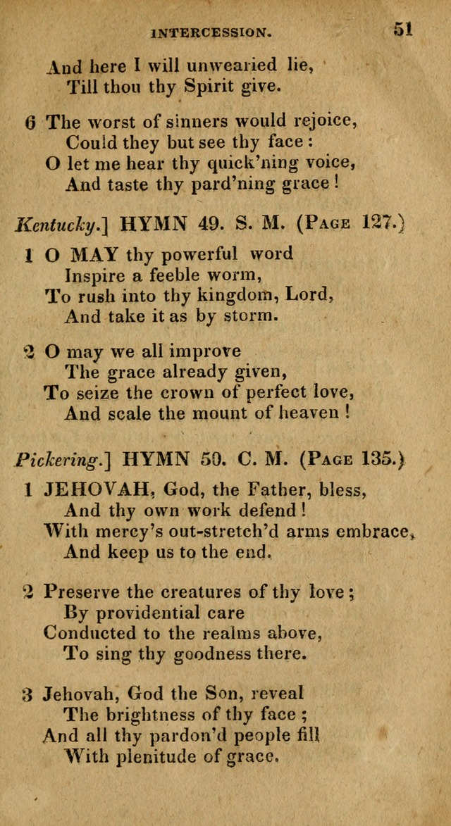 The Reformed Methodist Pocket Hymnal: Revised: collected from various authors. Designed for the worship of God in all Christian churches. page 51