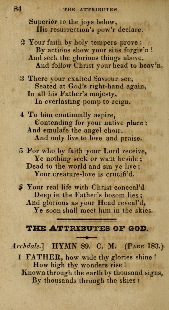 The Reformed Methodist Pocket Hymnal: Revised: collected from various authors. Designed for the worship of God in all Christian churches. page 84