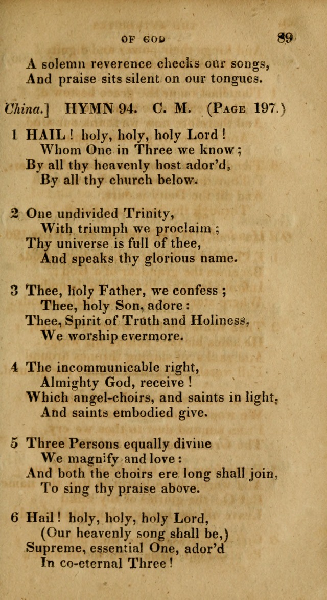 The Reformed Methodist Pocket Hymnal: Revised: collected from various authors. Designed for the worship of God in all Christian churches. page 89