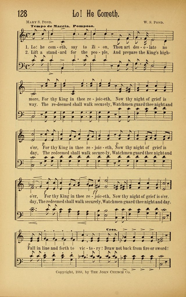 Royal Praise for the Sunday School: a collection of new and selected gospel songs. With a clear and concise course of instruction in the elements of music page 127