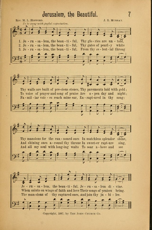 Royal Praise for the Sunday School: a collection of new and selected gospel songs. With a clear and concise course of instruction in the elements of music page 6