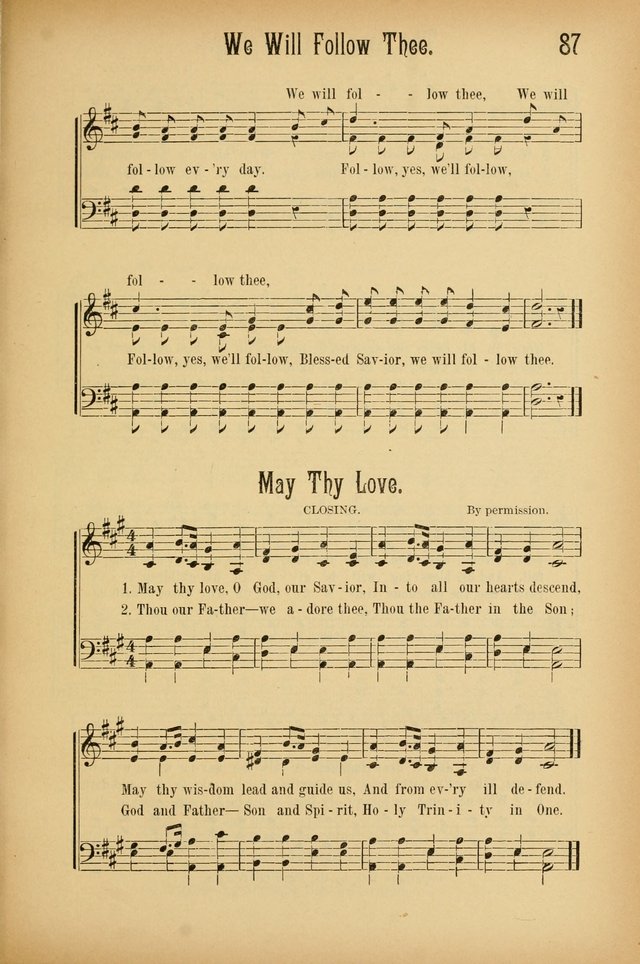 Royal Praise for the Sunday School: a collection of new and selected gospel songs. With a clear and concise course of instruction in the elements of music page 86