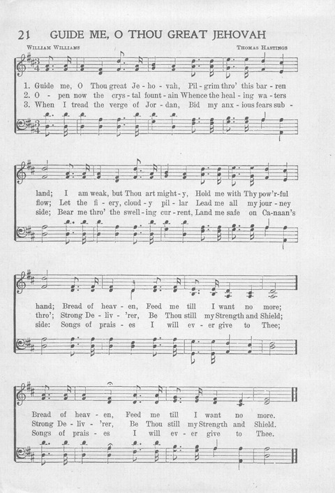 Reformed Press Hymnal: an all around hymn book which will meet the requirements of every meeting where Christians gather for praise page 20