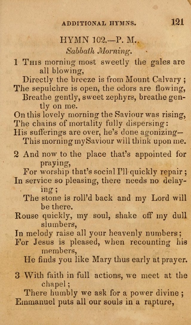 The Religious Songster: being a choice selection of hymns, adapted to the public and private devotions of Christians of all denominations: suitable to be used at missionary, temperance . . . page 125