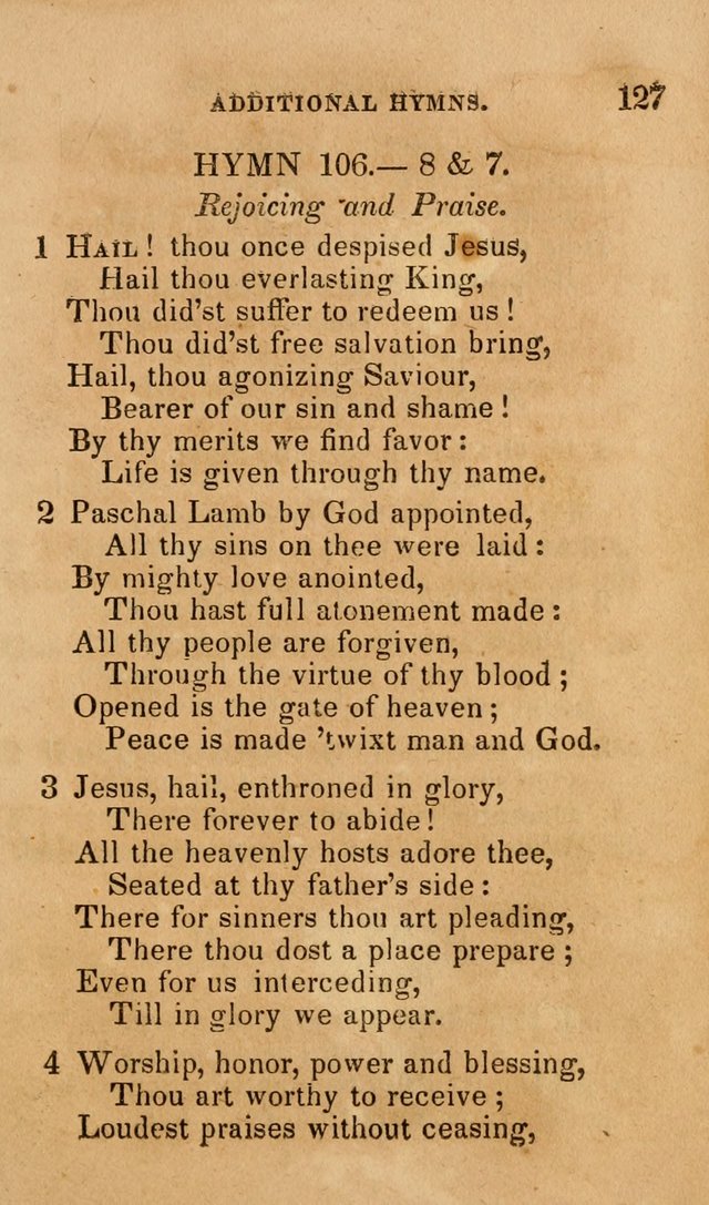 The Religious Songster: being a choice selection of hymns, adapted to the public and private devotions of Christians of all denominations: suitable to be used at missionary, temperance . . . page 131